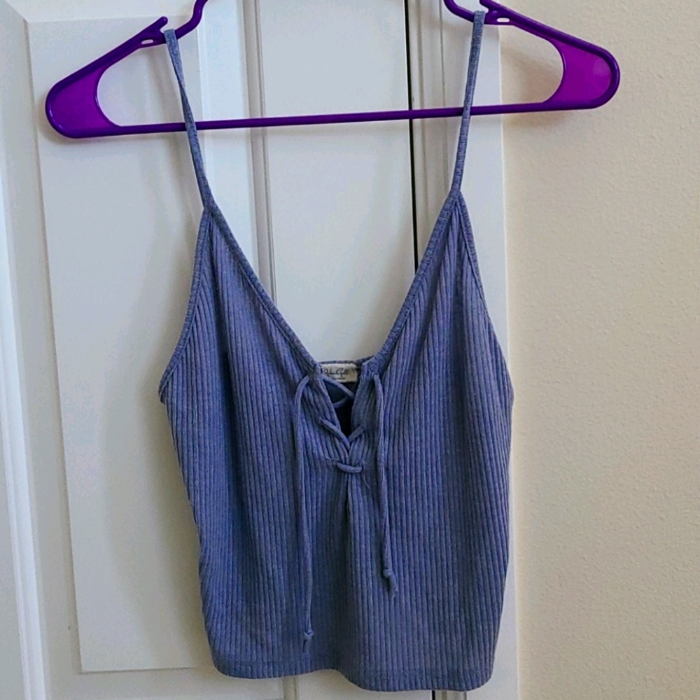 Brandy Melville cropped lace cami